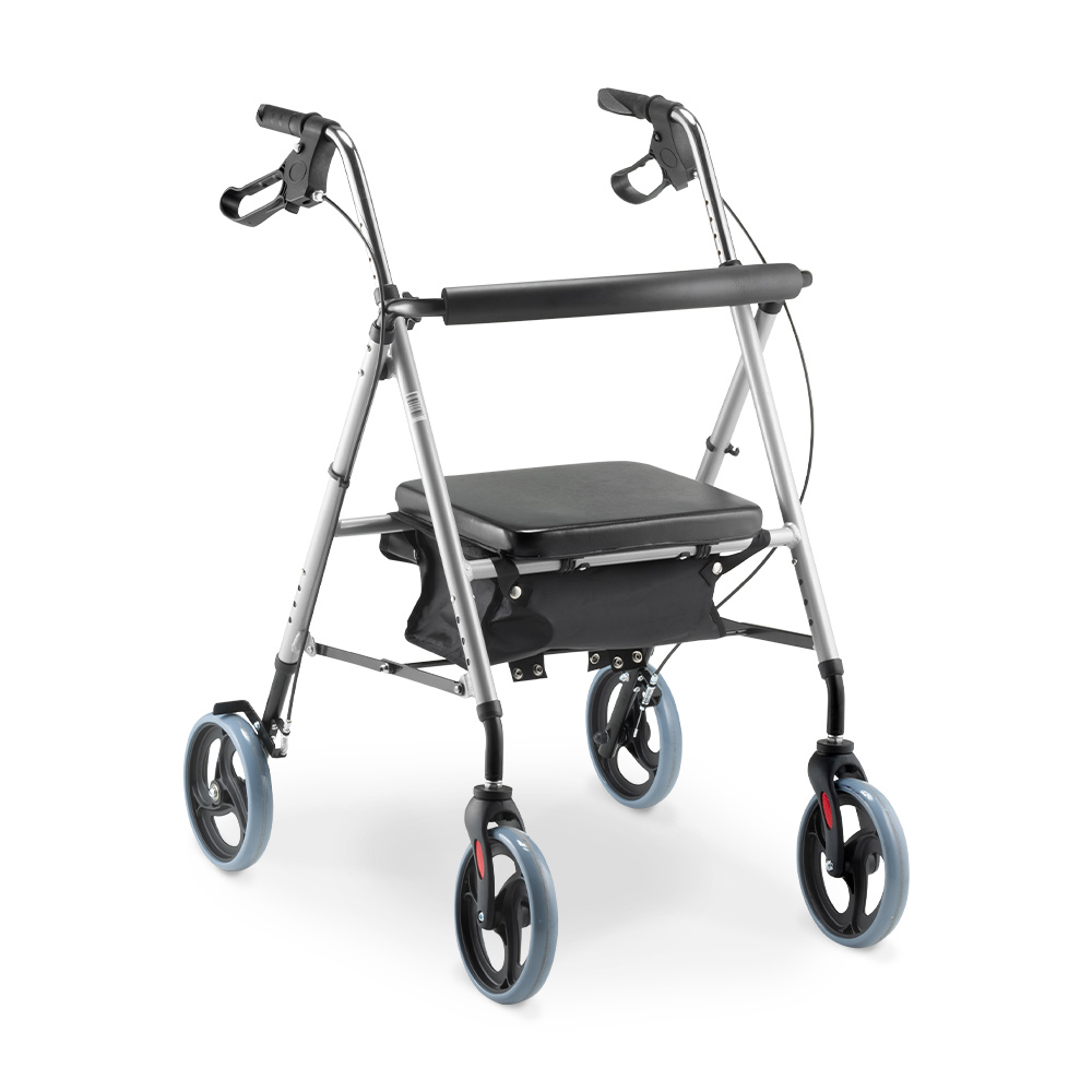 Andador com assento 04 rodas
